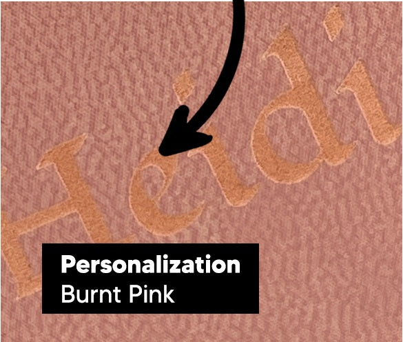 Actual personalization sample for this Bible