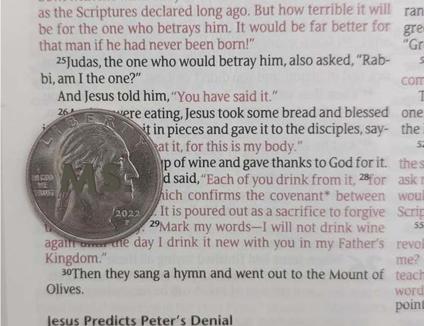 Print sample for this Bible