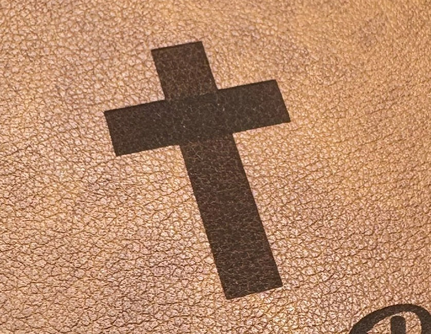 Actual personalization sample for this Bible
