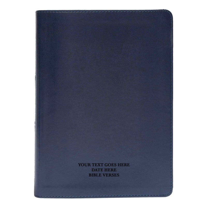 CSB She Reads Blue Study Size Holy Bible Medium Print