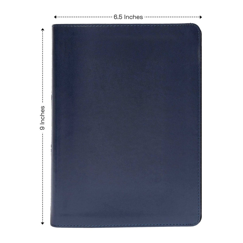 CSB She Reads Blue Study Size Holy Bible Large Print | God Bless America