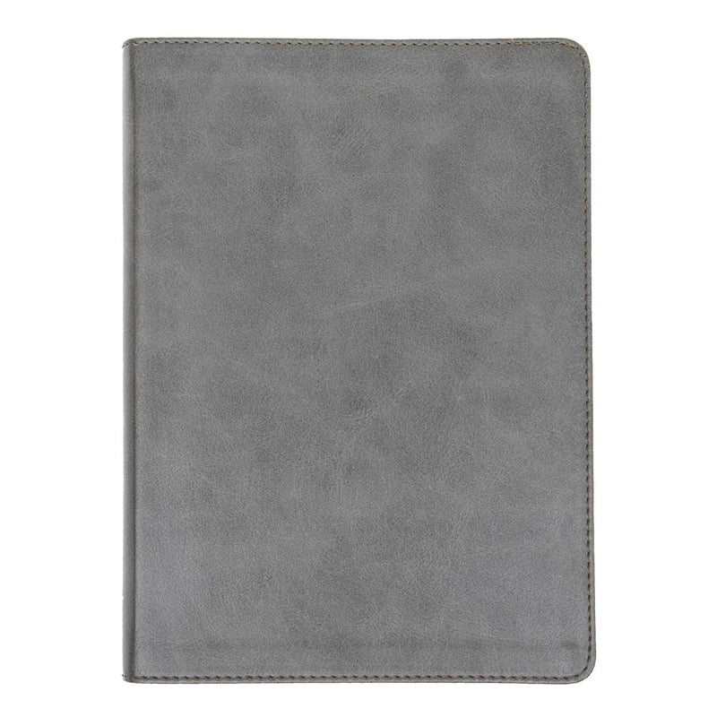 Personalized CSB He Reads Truth Community Study Bible Faux Leather Medium Print Size FULL COVER with Christian Cross  Gray | Shepherds Shelf