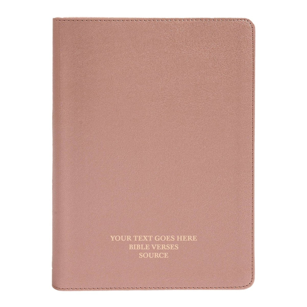 CSB She Reads Rose Gold Study Size Holy Bible Medium Print Size