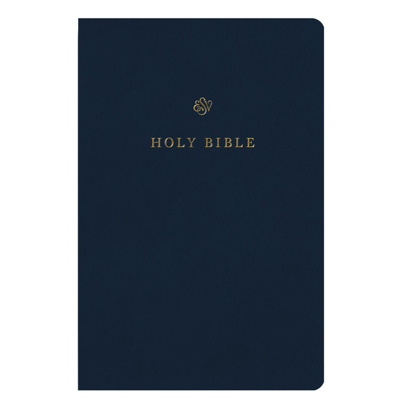 ESV Blue Standard Size TruTone Holy Bible Small Print