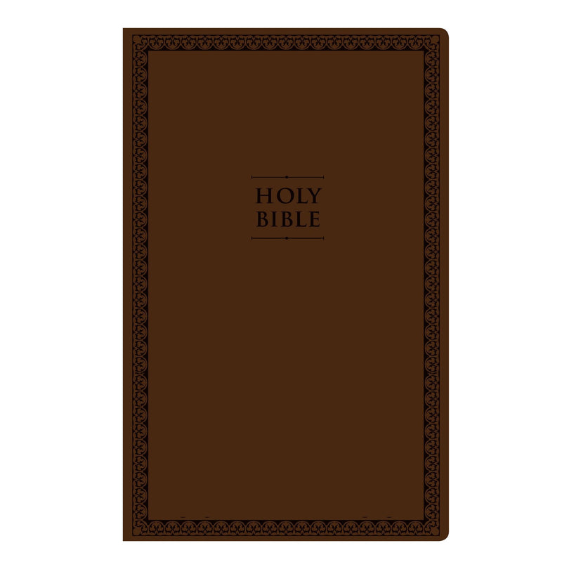NIV Brown Standard Size Thinline Holy Bible Small Print