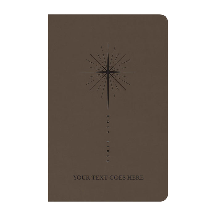 NLT Taupe Standard Size Trutone Holy Bible Small Print
