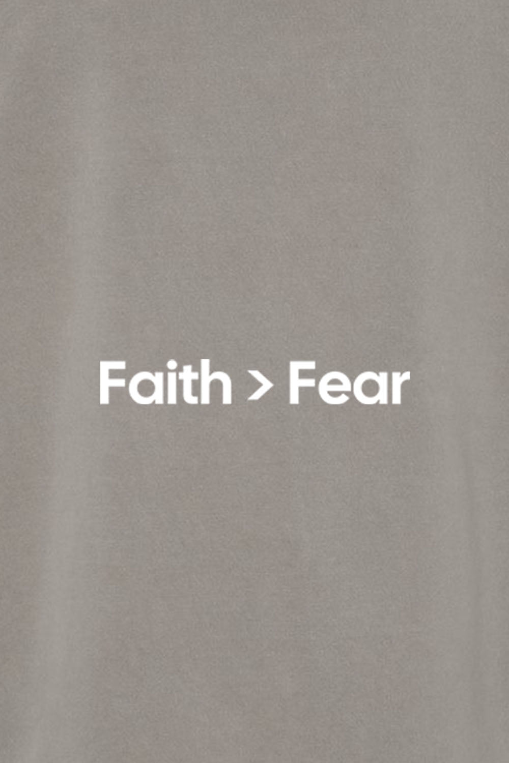 Faith > Fear Unisex Pigment-Dyed Hoodie Sweatshirt
