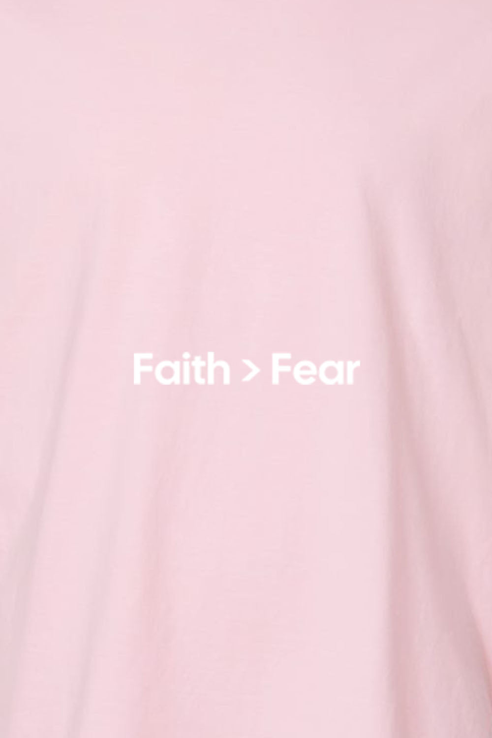 Faith > Fear Unisex Garment-Dyed Tee