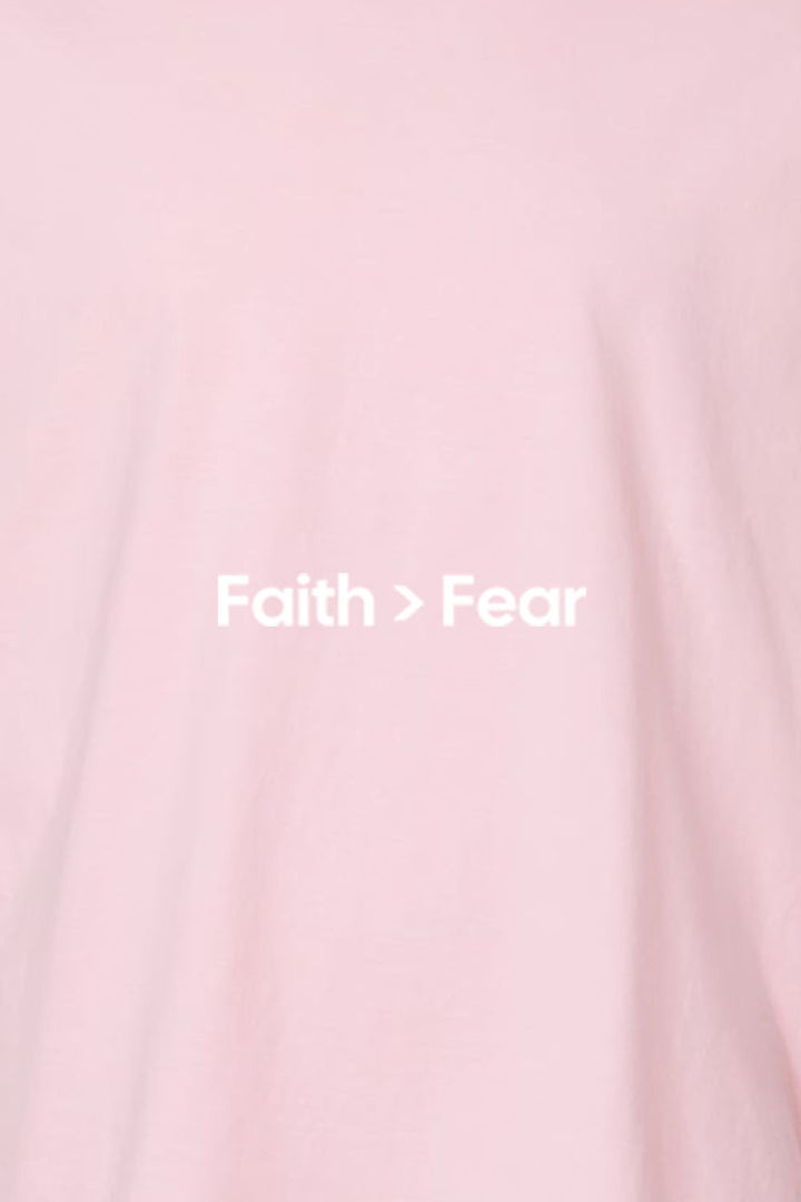 Faith > Fear Unisex Garment-Dyed Tee