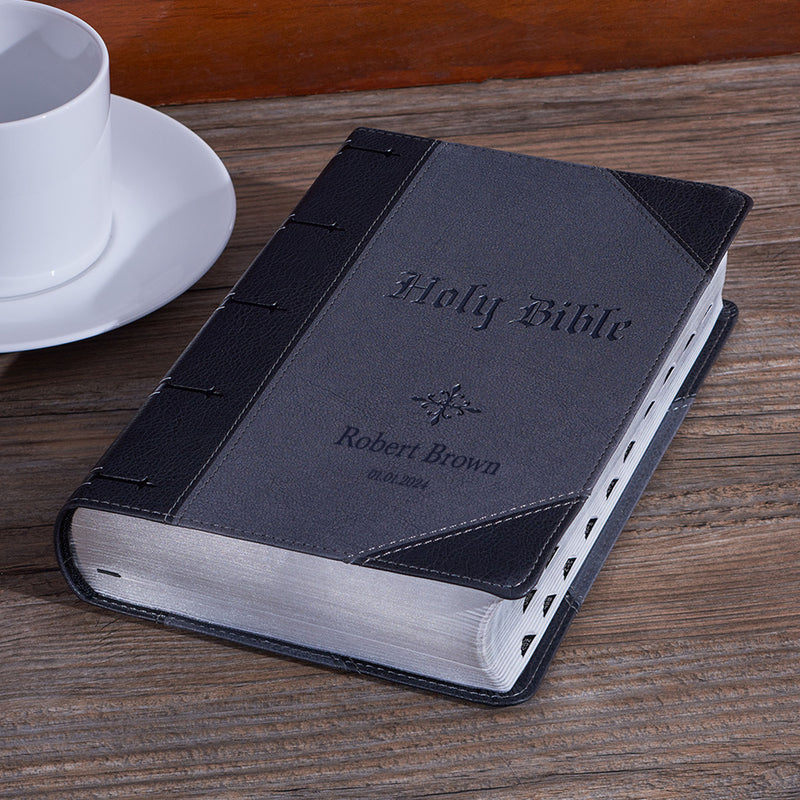 KJV Black Study Size Holy Bible Giant Print