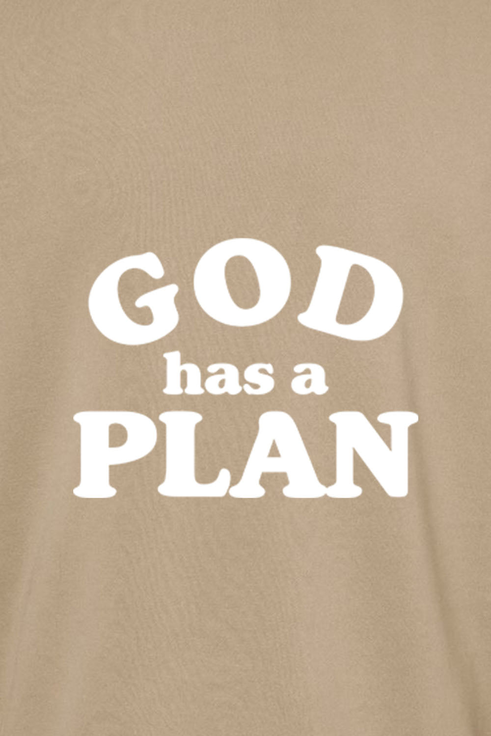 God has a Plan Unisex Pigment-Dyed Crewneck Sweatshirt