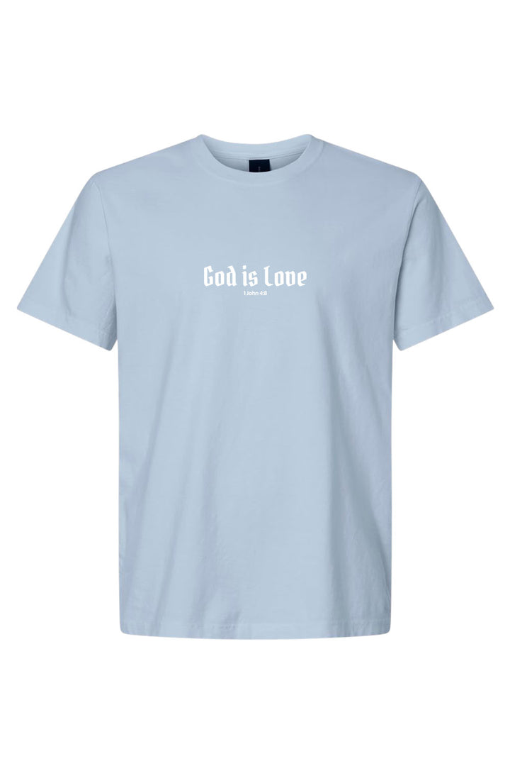 God is Love Unisex Garment-Dyed Tee