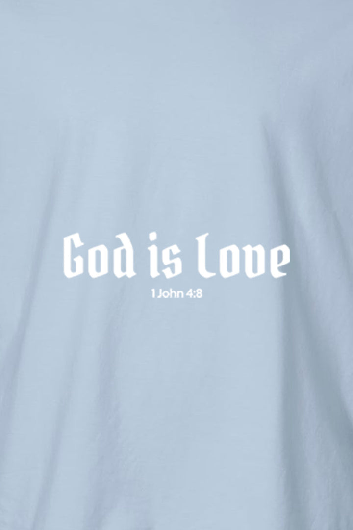 God is Love Unisex Garment-Dyed Tee