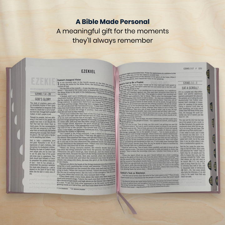 Personalize Pink NIV Hardcover The Jesus Bible Edition Comfort Print
