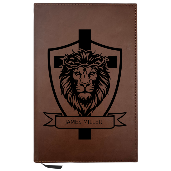 Personalized Brown Leatherette Journal Notebook | Cross Collection