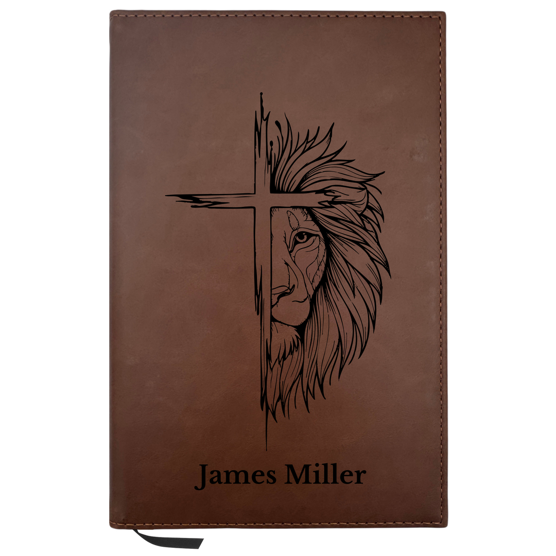Personalized Brown Leatherette Journal Notebook | Cross Collection