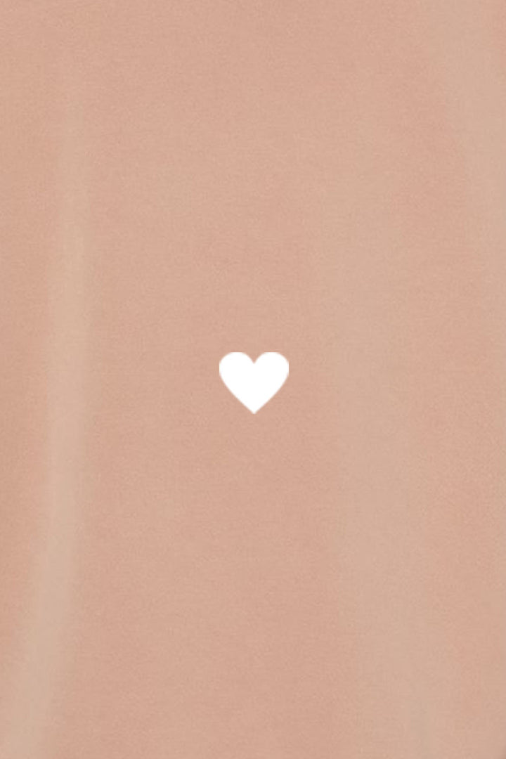 Heart Unisex Pigment-Dyed Hoodie Sweatshirt