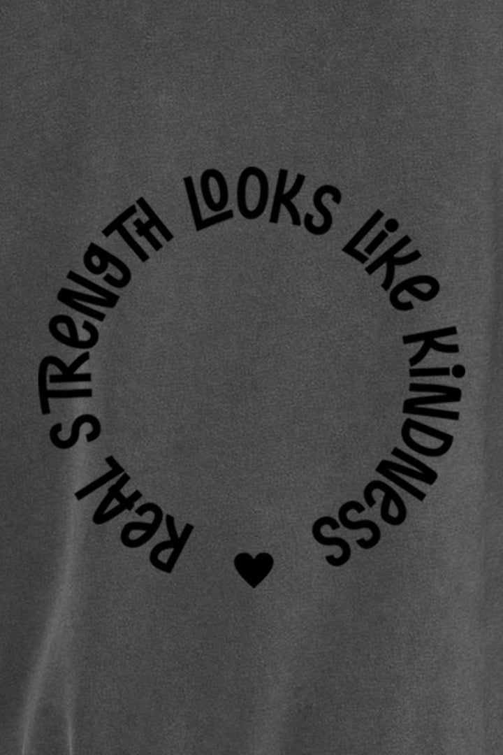 Heart Unisex Pigment-Dyed Hoodie Sweatshirt