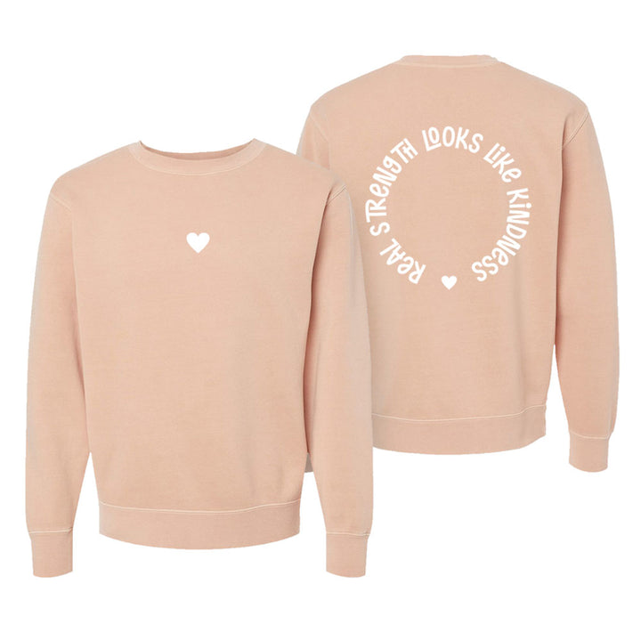 Heart Unisex Pigment-Dyed Crewneck Sweatshirt