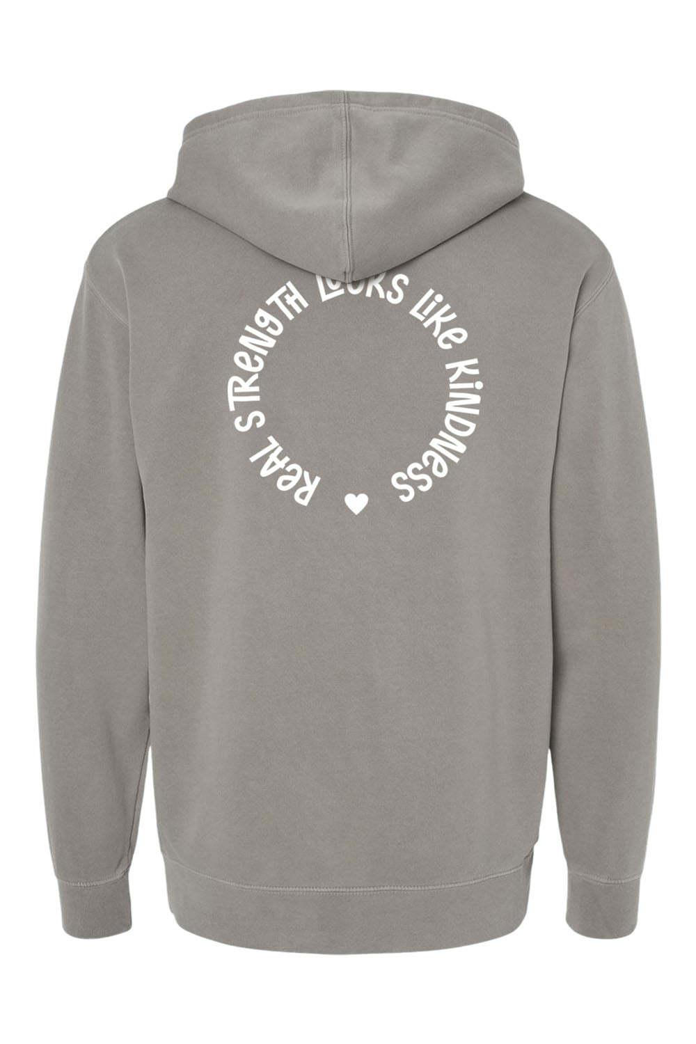Heart Unisex Pigment-Dyed Hoodie Sweatshirt