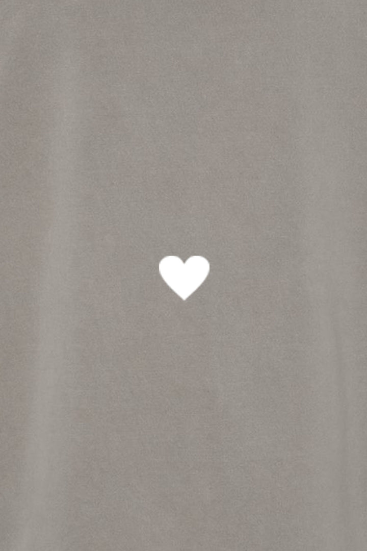 Heart Unisex Pigment-Dyed Hoodie Sweatshirt