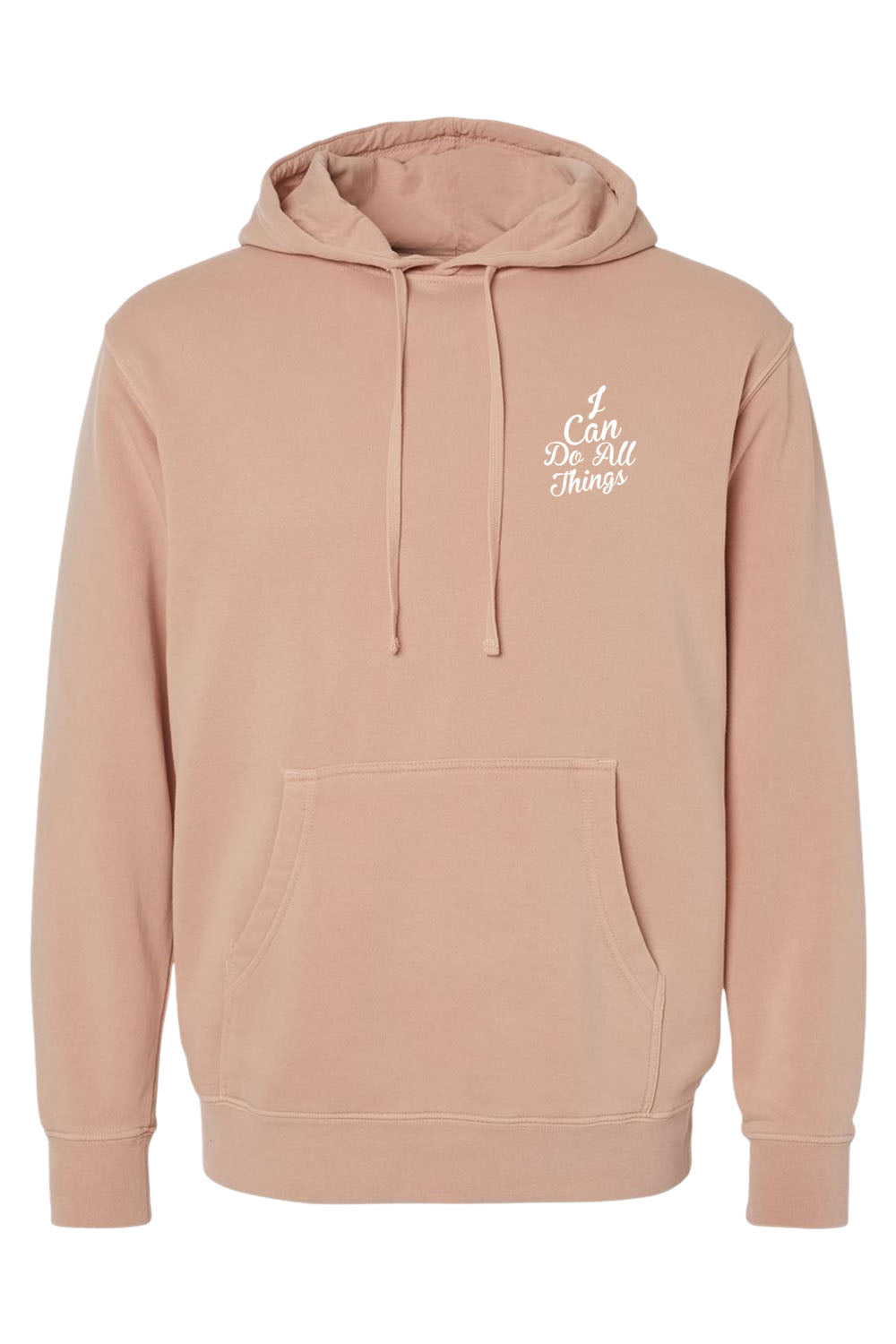 I Can do All Things Unisex Pigment-Dyed Hoodie Sweatshirt