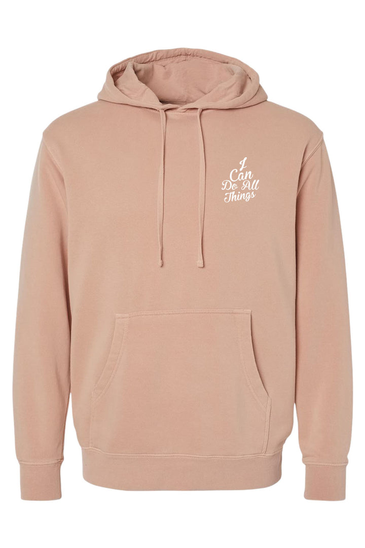 I Can do All Things Unisex Pigment-Dyed Hoodie Sweatshirt