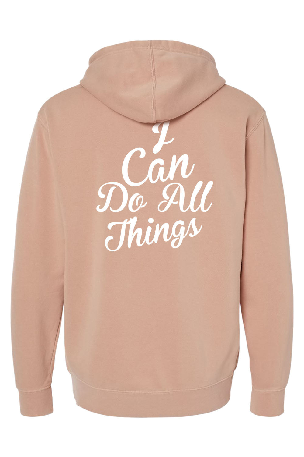 I Can do All Things Unisex Pigment-Dyed Hoodie Sweatshirt