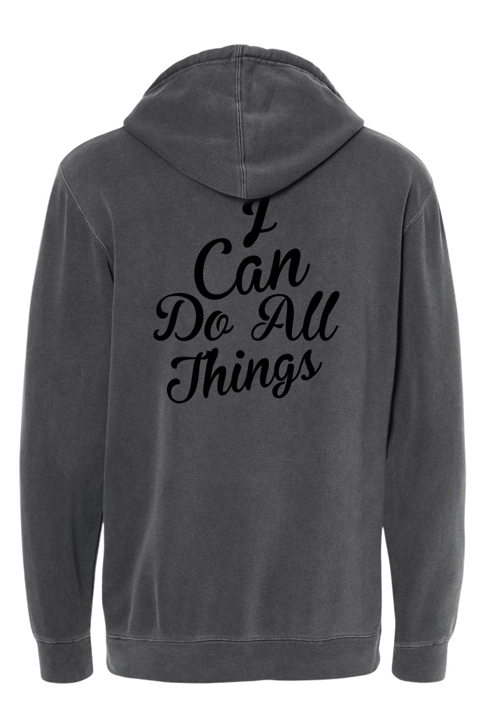 I Can do All Things Unisex Pigment-Dyed Hoodie Sweatshirt