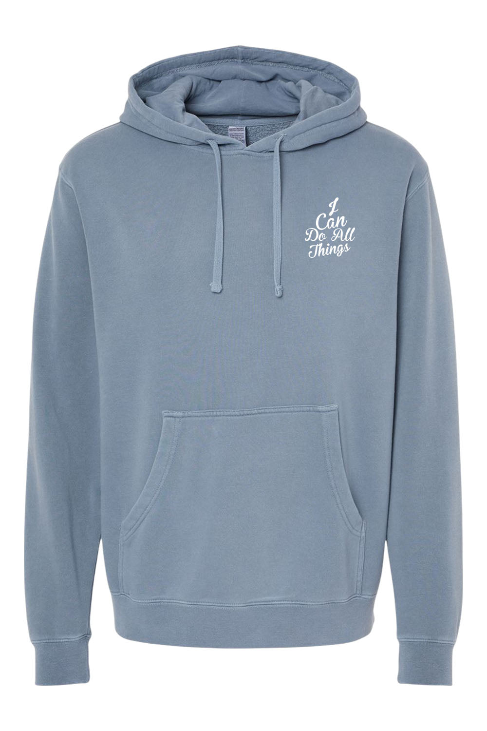 I Can do All Things Unisex Pigment-Dyed Hoodie Sweatshirt