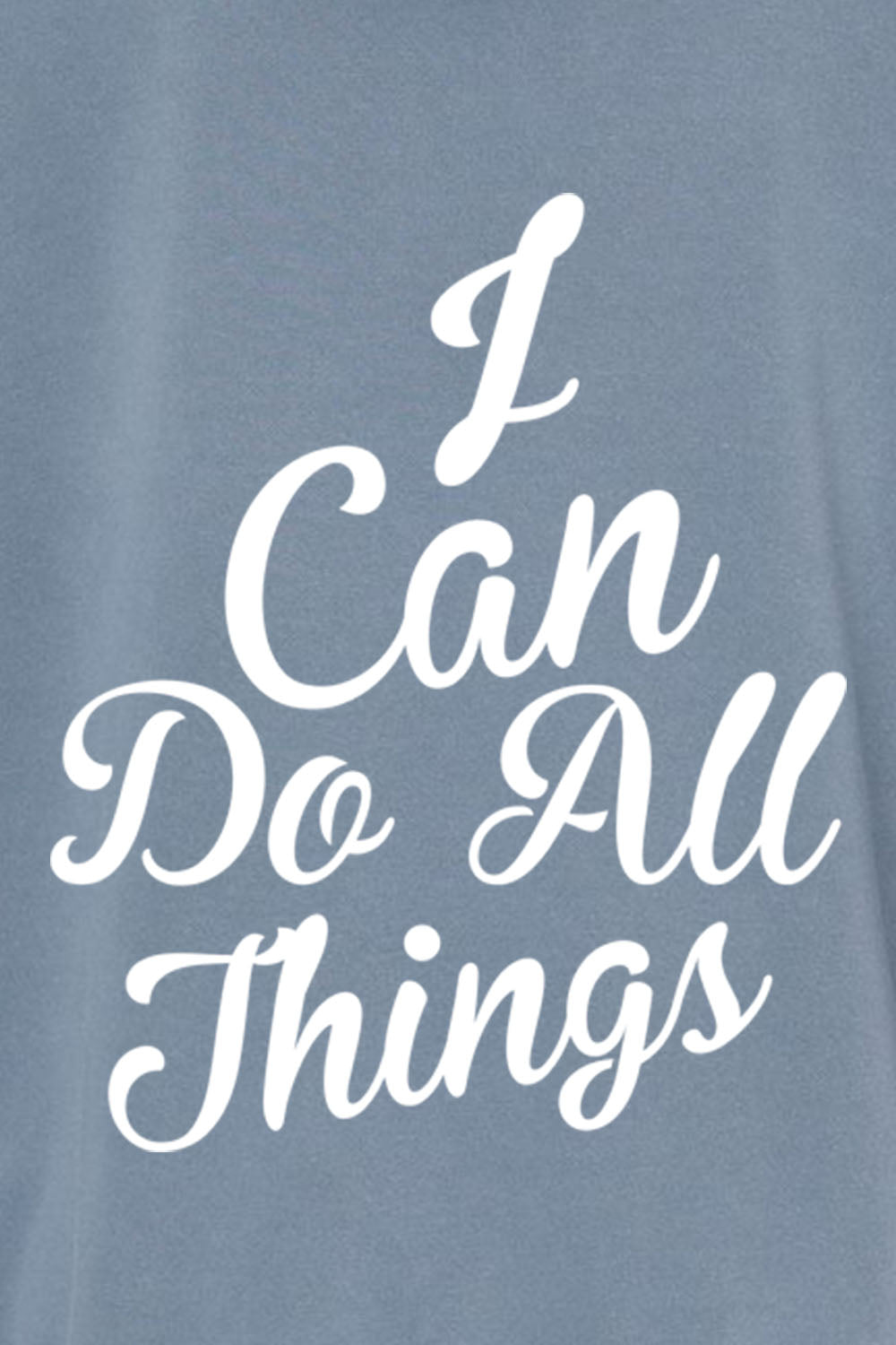 I Can do All Things Unisex Pigment-Dyed Hoodie Sweatshirt