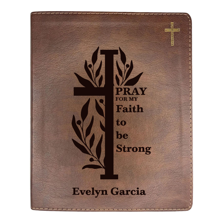NIV Brown Standard Size Journaling Holy Bible Medium Print | Reeds Cross