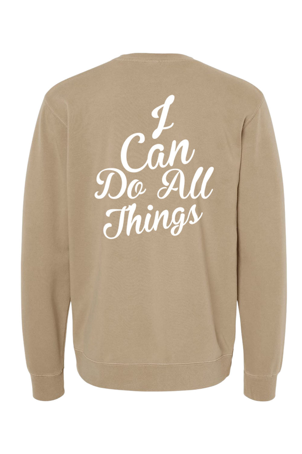 I Can do All Things Unisex Pigment-Dyed Crewneck Sweatshirt