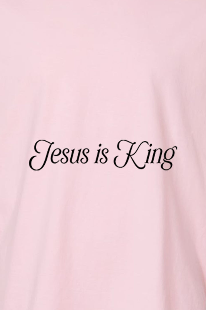 Jesus is King Unisex Garment-Dyed Tee