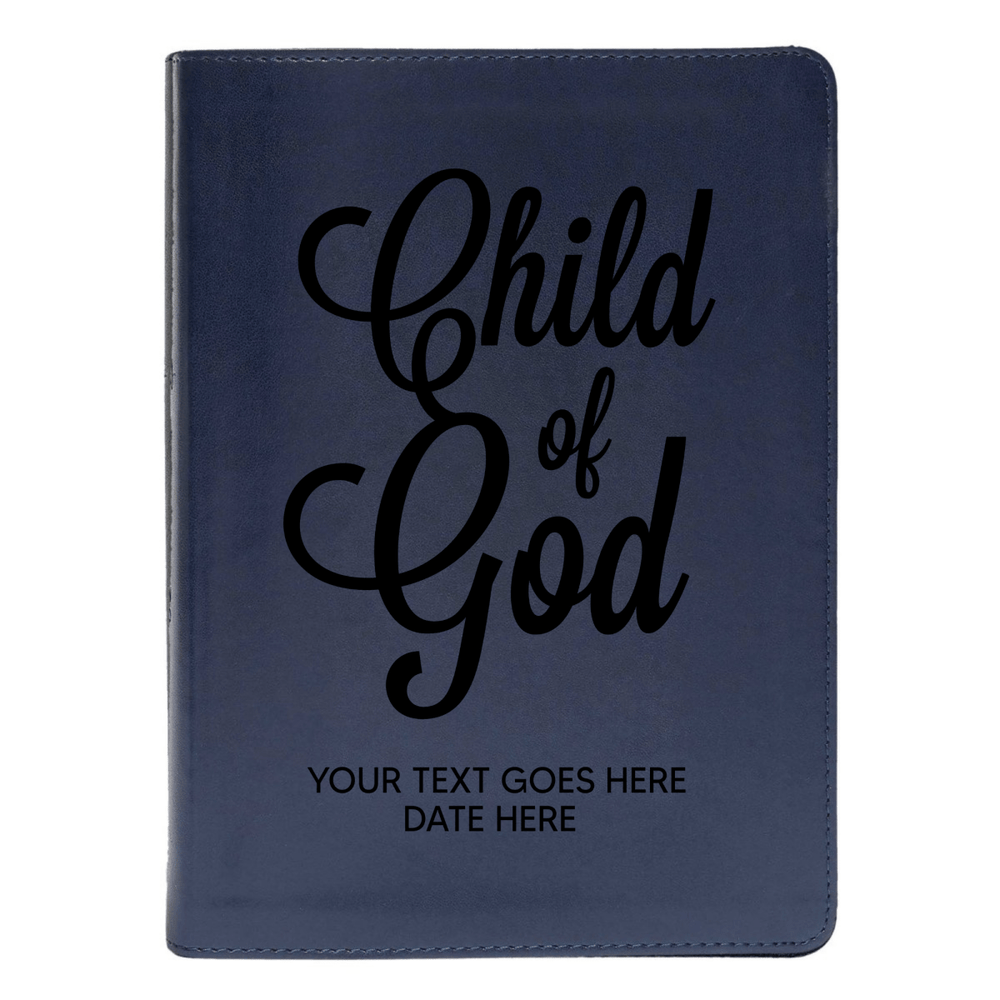 CSB She Reads Blue Study Size Holy Bible Medium Print | Child of God Blue