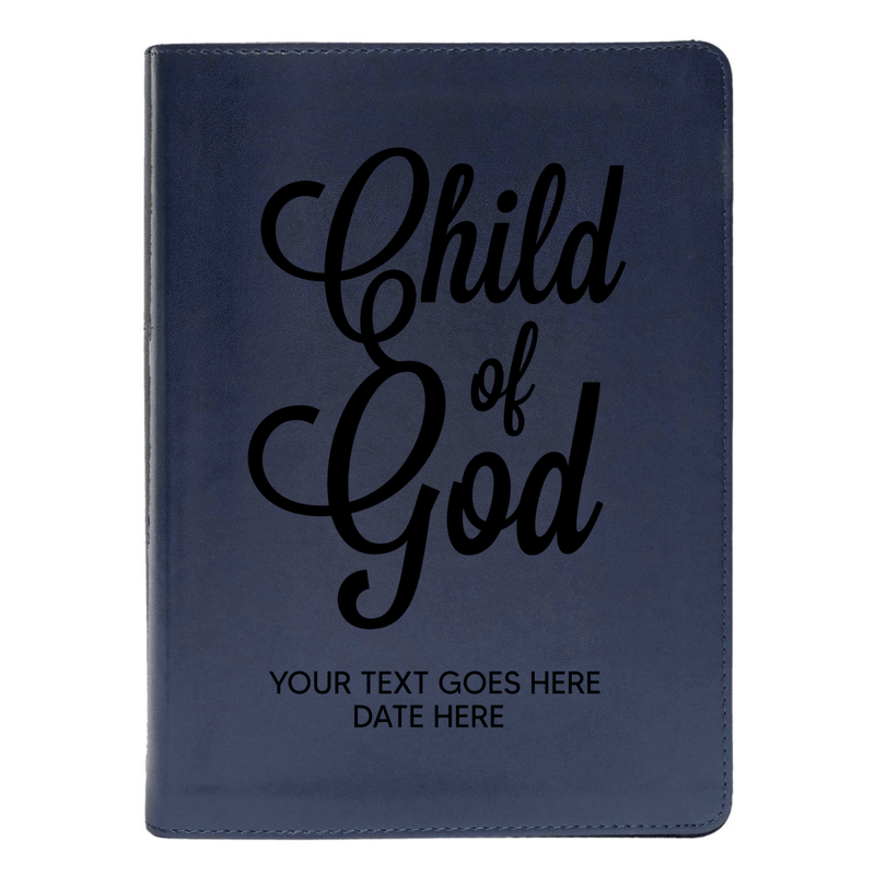 CSB She Reads Blue Study Size Holy Bible Medium Print | Child of God Blue