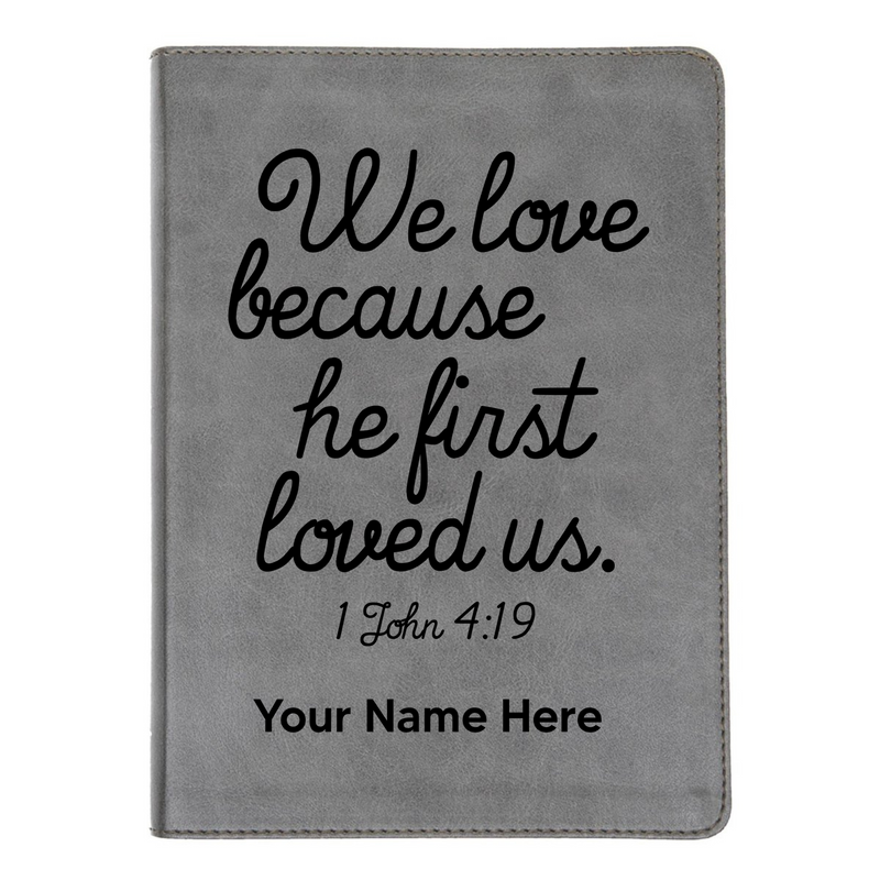 CSB Gray Study Size Holy Bible Medium Print | 1 John 4:19