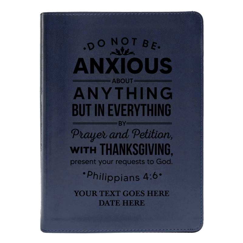 CSB She Reads Blue Study Size Holy Bible Medium Print | Philippians 4:6