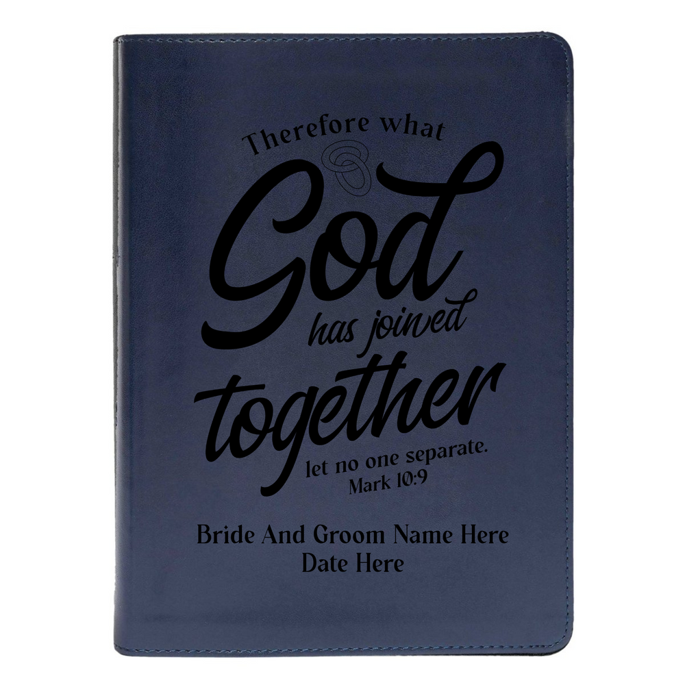 CSB She Reads Blue Study Size Holy Bible Medium Print | Mark 10:9