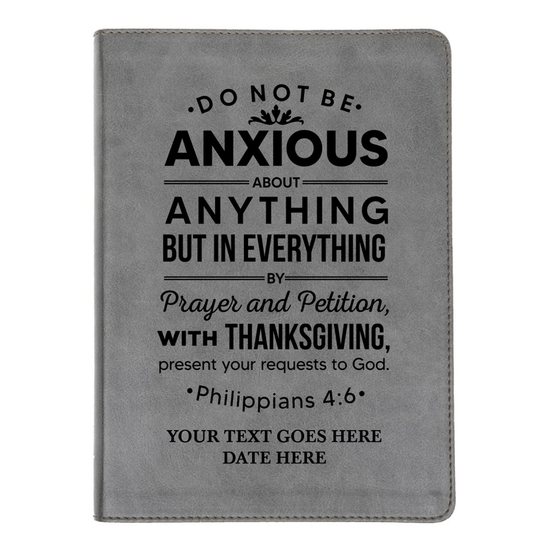 CSB He Reads Gray Study Size Holy Bible Medium Print | Philippians 4:6