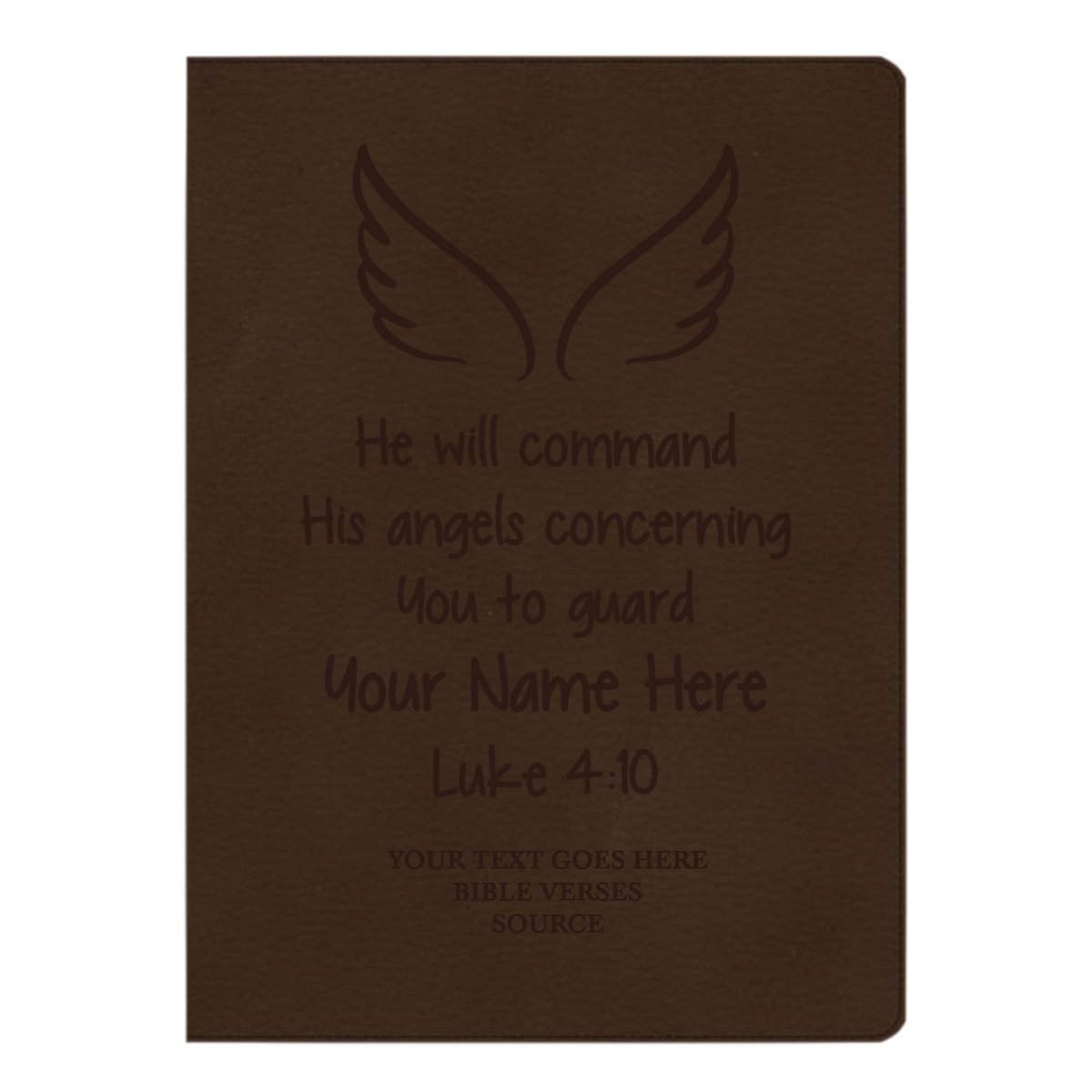 CSB Brown Study Size Holy Bible Large Print Size | Luke 4:10