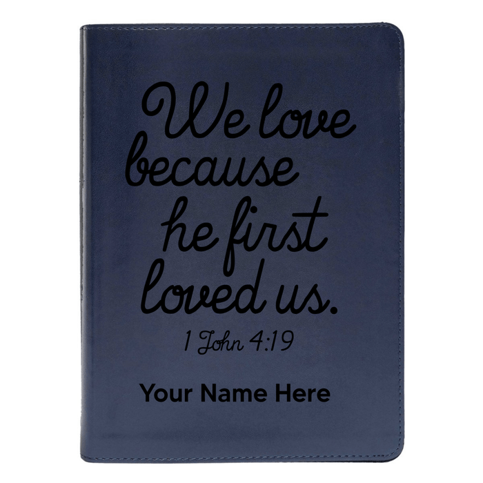 CSB She Reads Blue Study Size Holy Bible Medium Print | 1 John 4:19