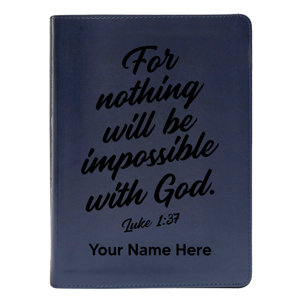 CSB She Reads Blue Study Size Holy Bible Medium Print | Luke 1:37