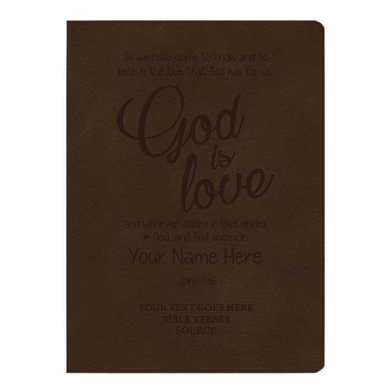 CSB Brown Study Size Holy Bible Large Print Size | 1 John 4:16
