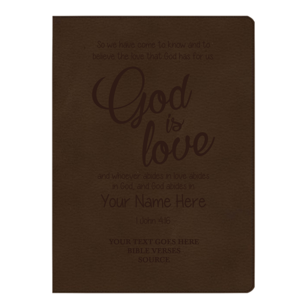 CSB Brown Study Size Holy Bible Large Print Size | 1 John 4:16