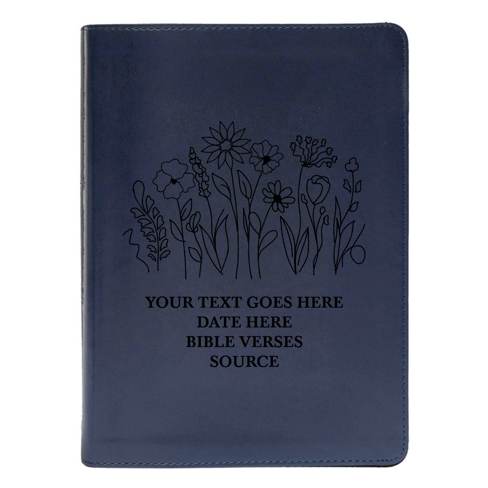 CSB She Reads Blue Study Size Holy Bible Medium Print | Garden