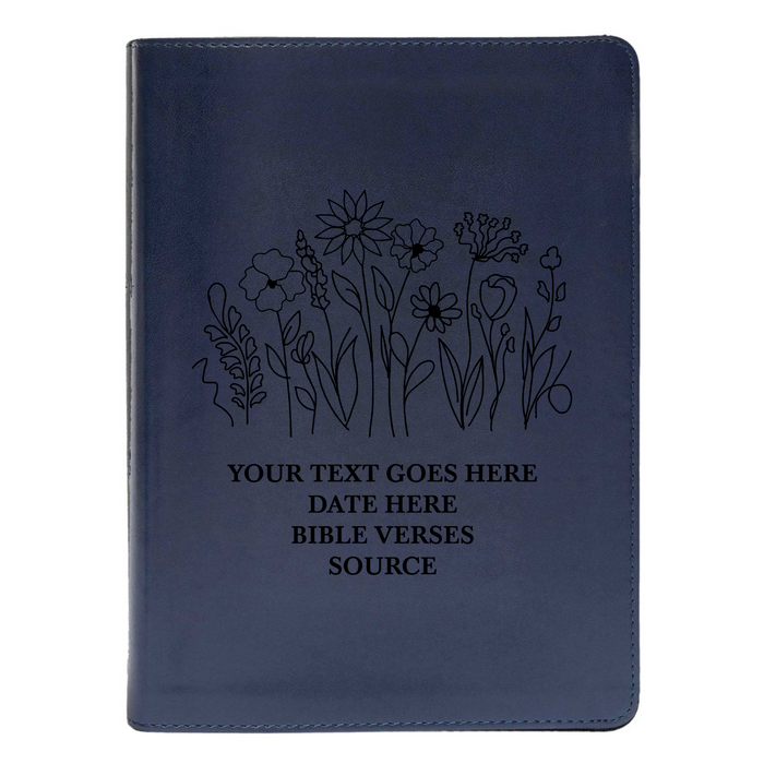 CSB She Reads Blue Study Size Holy Bible Medium Print | Garden