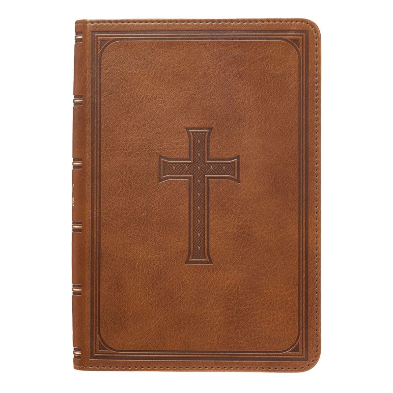 KJV Brown Compact Size Holy Bible Large Print