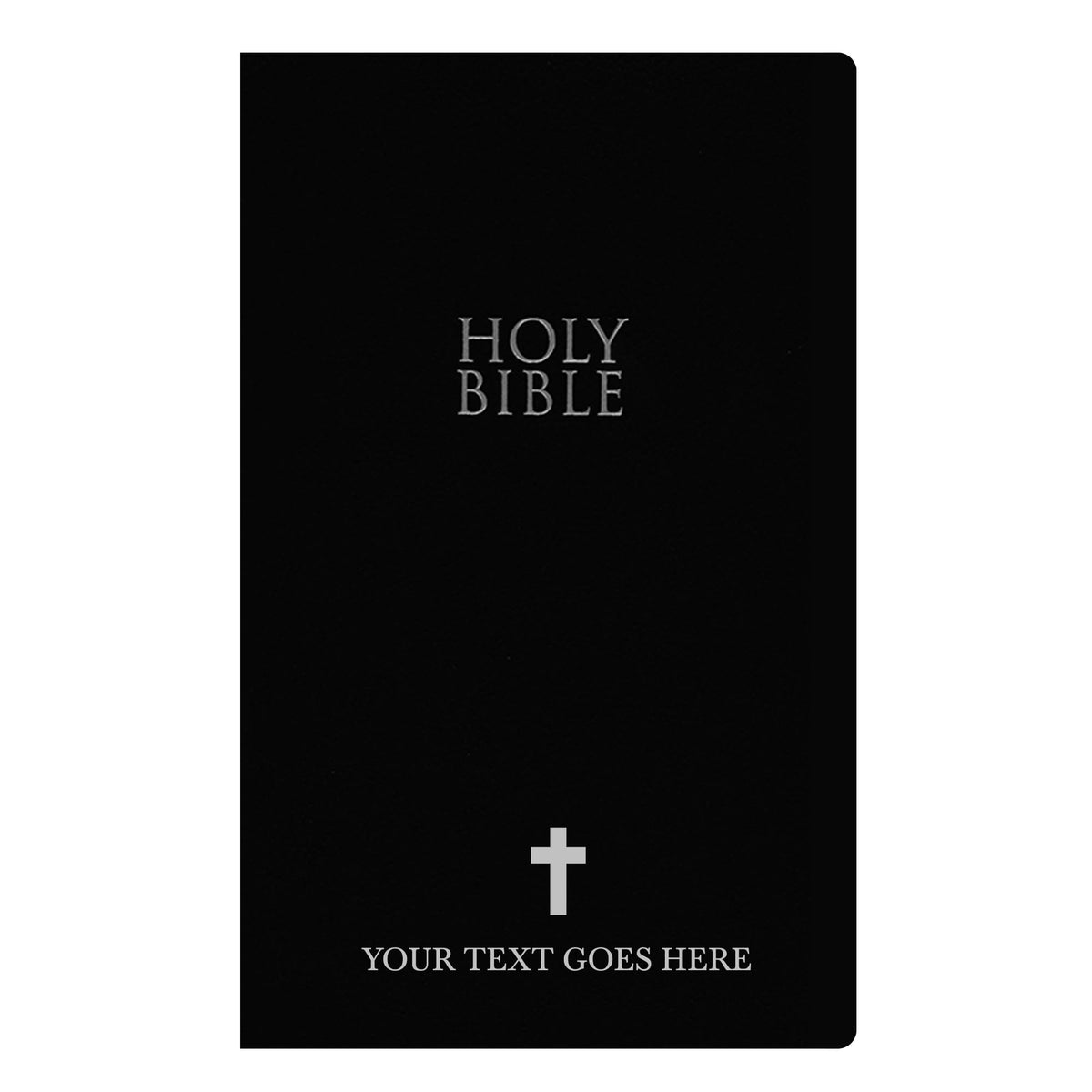 NIV Black Standard Size Holy Bible Small Print