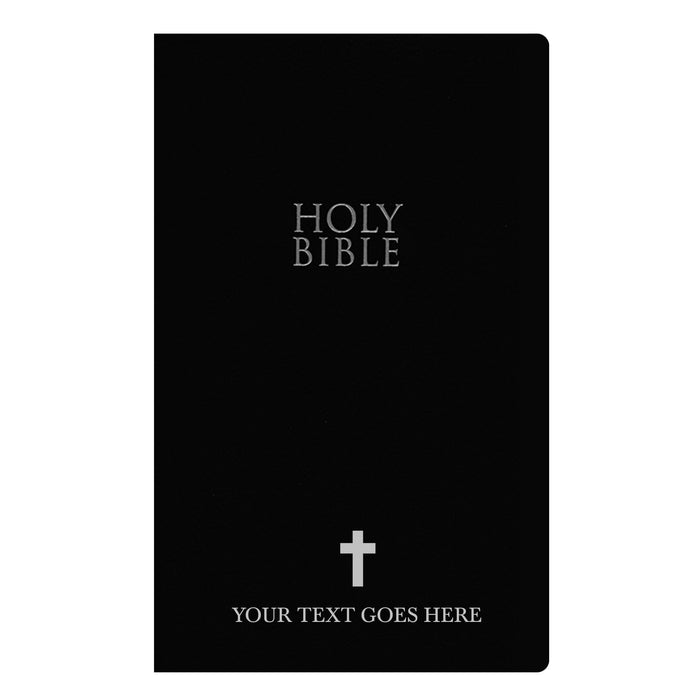 NIV Black Standard Size Holy Bible Small Print